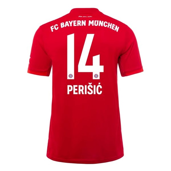 Maillot Football Bayern Munich NO.14 Perisic Domicile 2019-20 Rouge